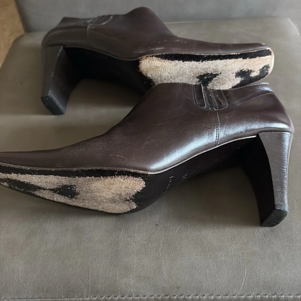Coach Vintage Brown Ankle Booties